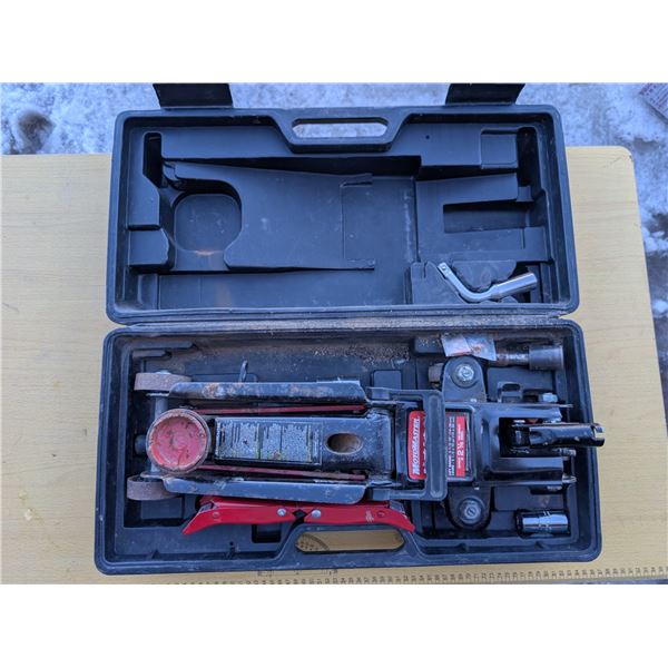 Moto Master 2 1/4 Ton Floor Jack w/Carry Case (Works)