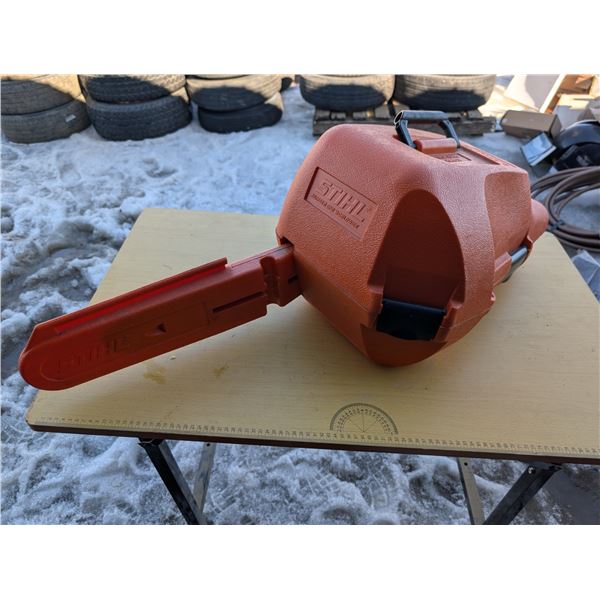 STIHL-MS230 16" Chain Saw w/ Chain Sharpener/Hard Case