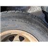 Image 4 : Set of (4) Trailer tires on rims 205/75 R14 (2) show wear