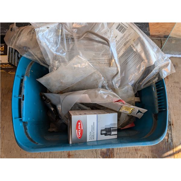 Tub of Misc. Automotive Parts/ Filters as Shown
