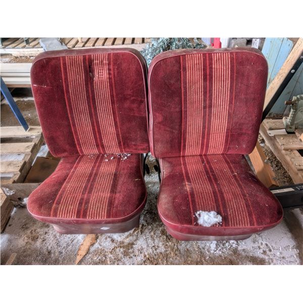 (2) Vintage Volkswagen Car Seats