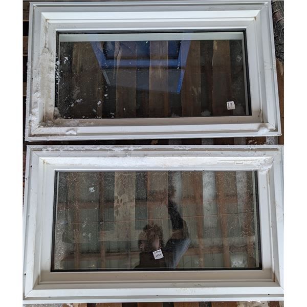 (2) Windows 38"x21.5"x8.5"