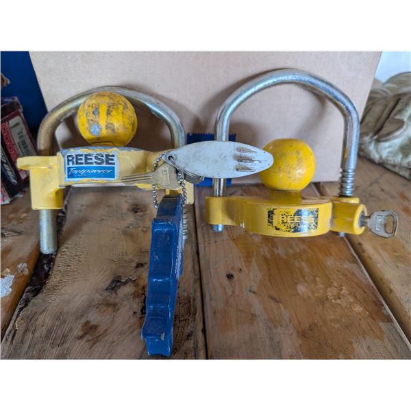 (2) Reese Tow Power Hitch locks w/ keys