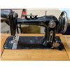 Image 2 : Sewing Machine Table w/ Sewing Machine (unmaked)