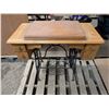 Image 5 : Sewing Machine Table w/ Sewing Machine (unmaked)