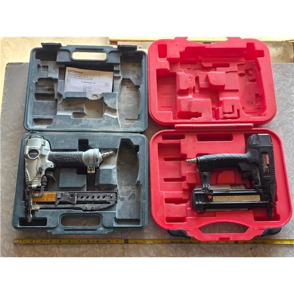 Craftsmen and hitachi nail guns and cases- untested