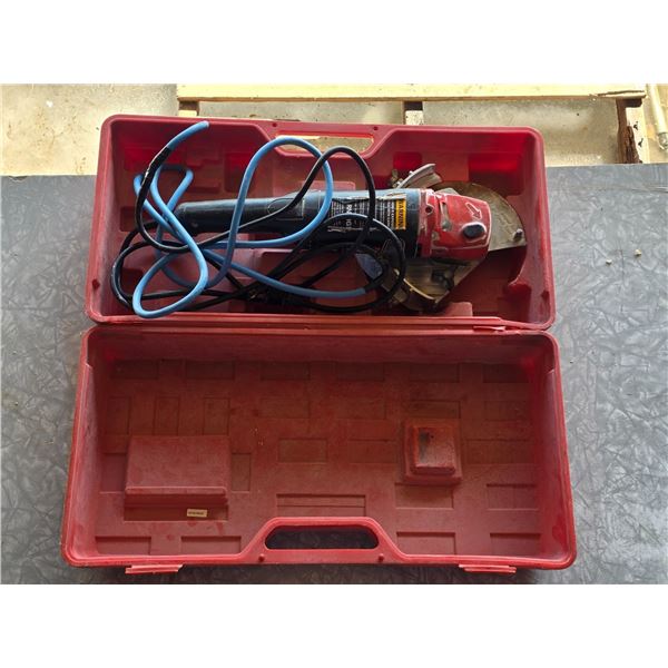 Angle grinder and case- untested