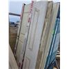 Image 1 : 6 various closet doors- sizes vary- most are 16" by 80"