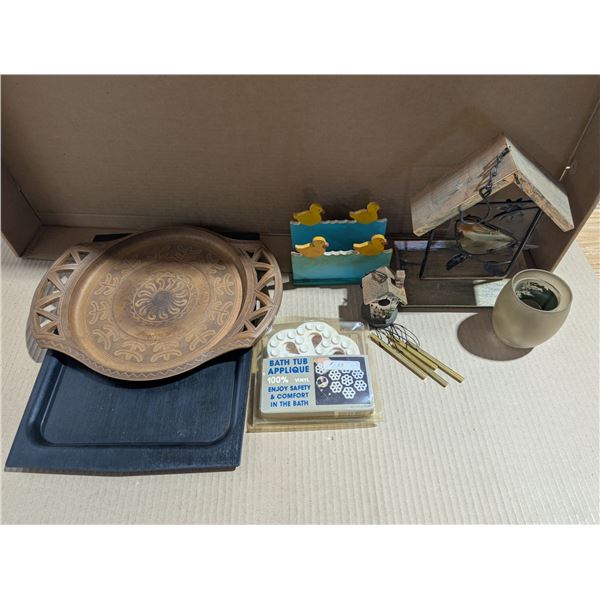 Lot of Misc. Vintage/Wood Items as Shown