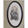 Image 4 : (3) Vintage Frame Art Works w/ AD Signature 8"x6"