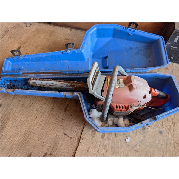 Husqvarna 345 Chain Saw (Not tested) W/ Carry Case