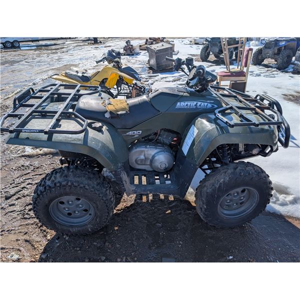 Artic Cat 2006 CODE:11635-1826 Green Model 400 ATV Wheeled 4WD Quad (Works)