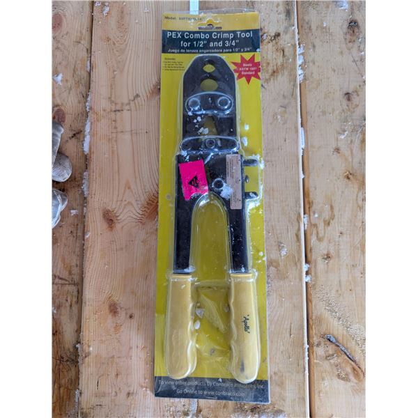 New in Package PEX Combo Crimp tool