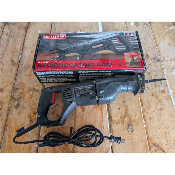 Craftsman 6.5 Amp Reciprocating Saw w/ Original Box (Not Tested)