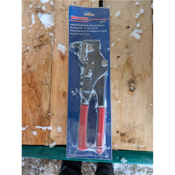 New in Package Westward Industrial Duty Hand Riveter (More info on Package)