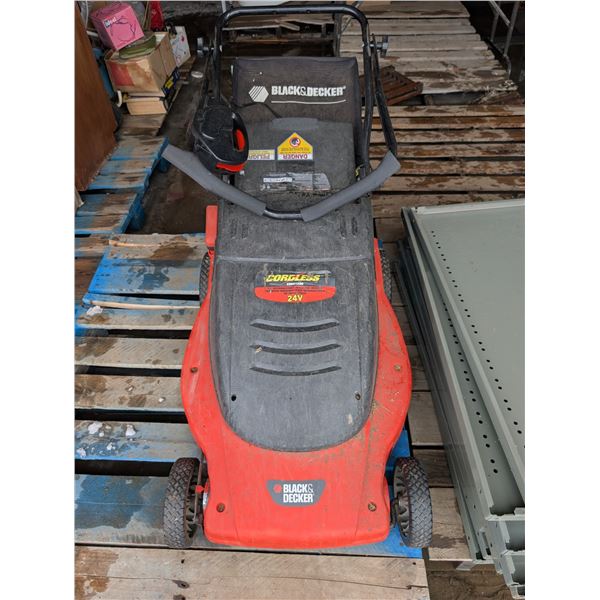 Black and Decker Cordless CMM1200 Mulching Mower (Not Tested)