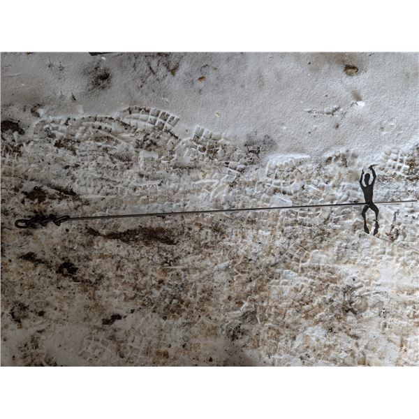 Weird Metal Rod w/ Man "Design"