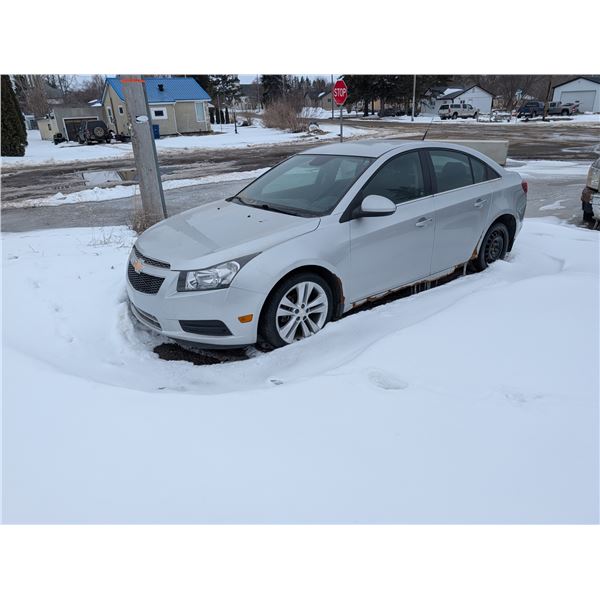 *OFFSITE* 2012 CHEV CRUZE LT TURBO-VIN:1g1pf5sc5c7327807