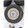 Image 8 : (4) Tires (3) Tractor Tires 11L-15SL Nylon and (1) Freestar ST235/80R15 (1) Different Size Tractor W