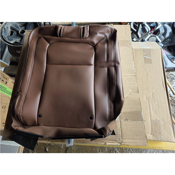 2 Ford seat covers- brown leather- new