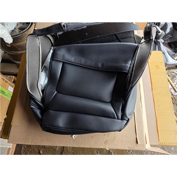 Ford truck seat cover black leather- new