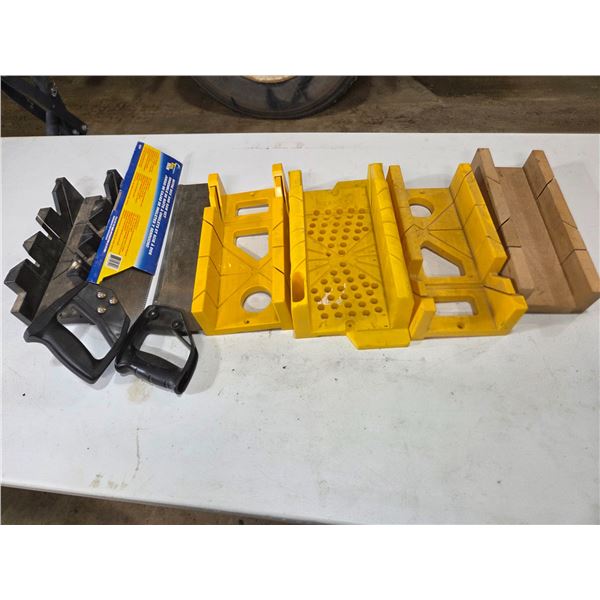 Saws and miter boxes