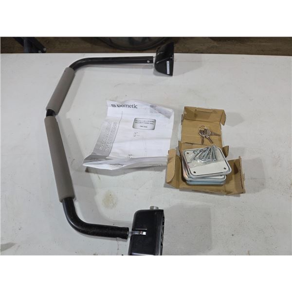 RV locking hand rail