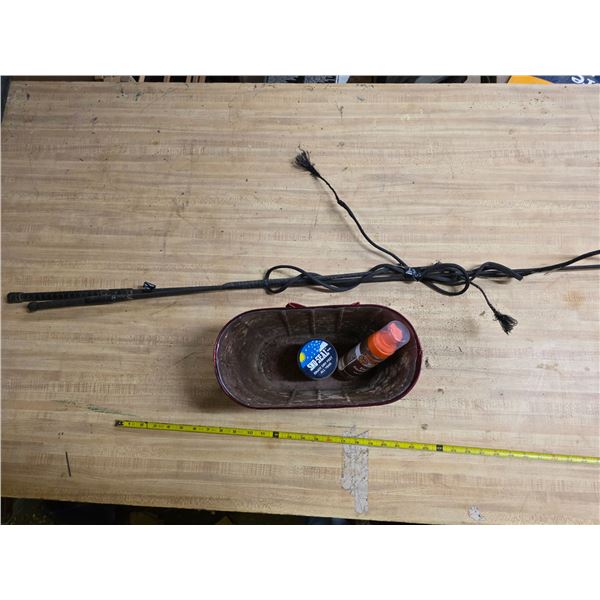 Horse supplies- 2 bull whips