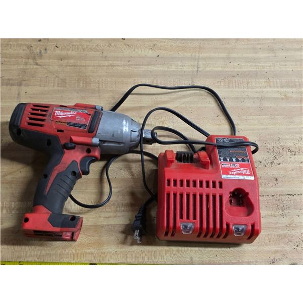 1/2 milwaukee impact driver with charger- no battery