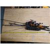 Image 1 : 3 fishing rods- various different reels and sizes