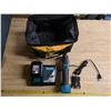 Image 1 : Makita cordless oscolating tool with battery and charger- works good- and dewalt tool case