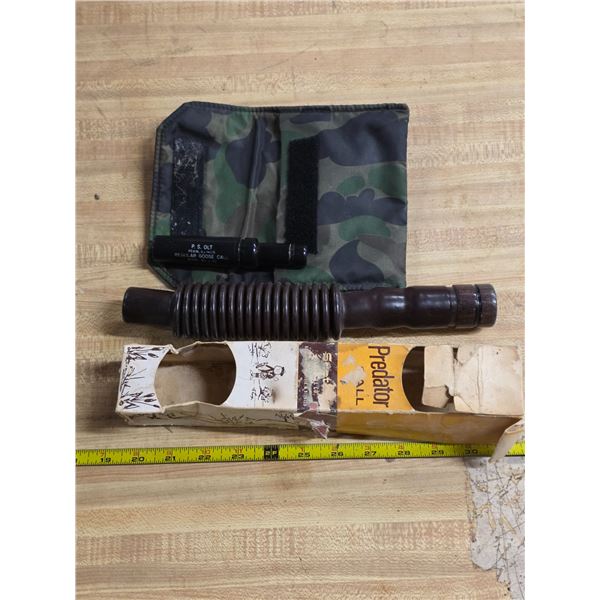 1 goose caller and 1 predator caller- both work