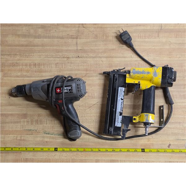 Nail gun and corded drill- both work