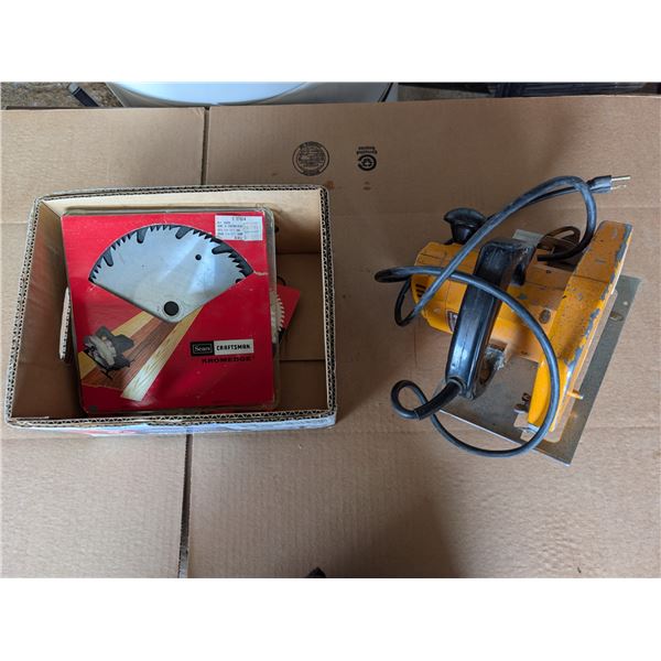 Master Craft SCIE 7 1/4" Saw (Not tested) w/ Sears Crafts Man Blades