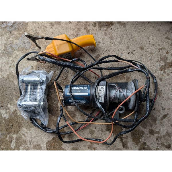 Certified 1500 LB Winch w/ Remote (not Tested) N