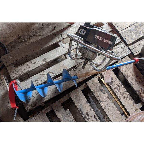 gas powered ice auger - untested