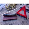 Image 1 : Vintage (3) Piece Warning Triangle Flare Kit W/ Original case