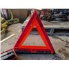 Image 2 : Vintage (3) Piece Warning Triangle Flare Kit W/ Original case