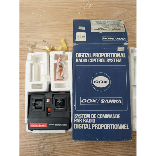 Vintage Digital Proportional Radio Control System COX W/ Original Box