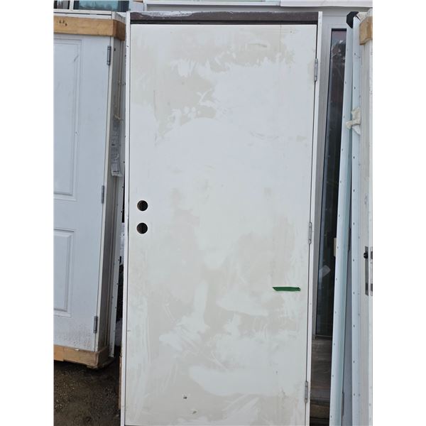 Interior/exterior framed door- 38" by 81.5"H