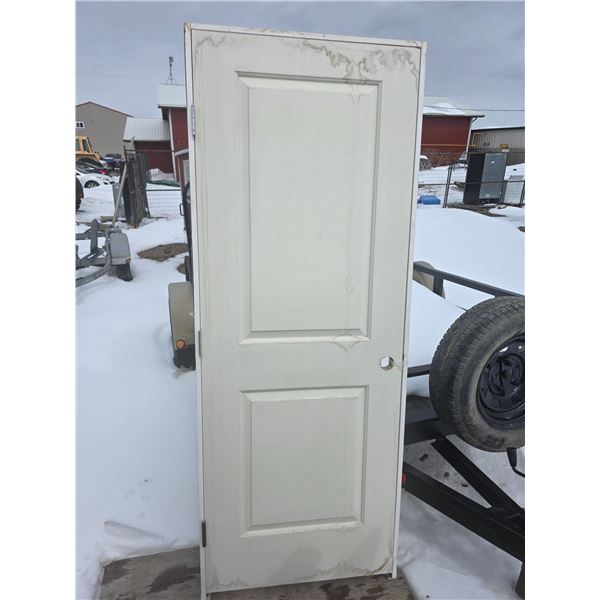 Interior/exterior framed door- 30" by 80"H