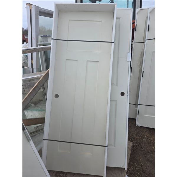 Interior/exterior framed door- 30" by 80"H