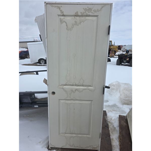 Interior/exterior framed door- 30" by 80"H