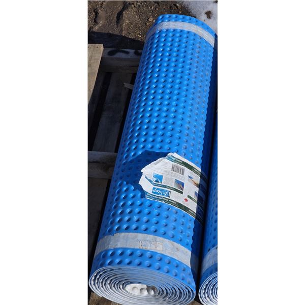 1 roll of blue under layment- 44" by 27.5ft