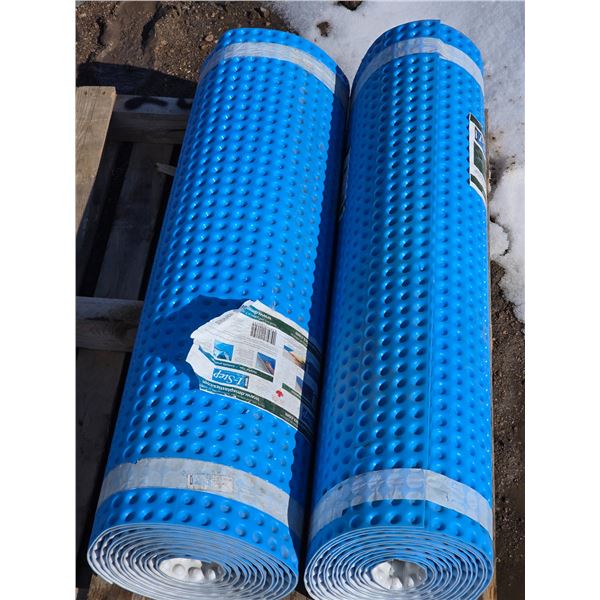 2 rolls of blue under layment- 44" by 27.5ft