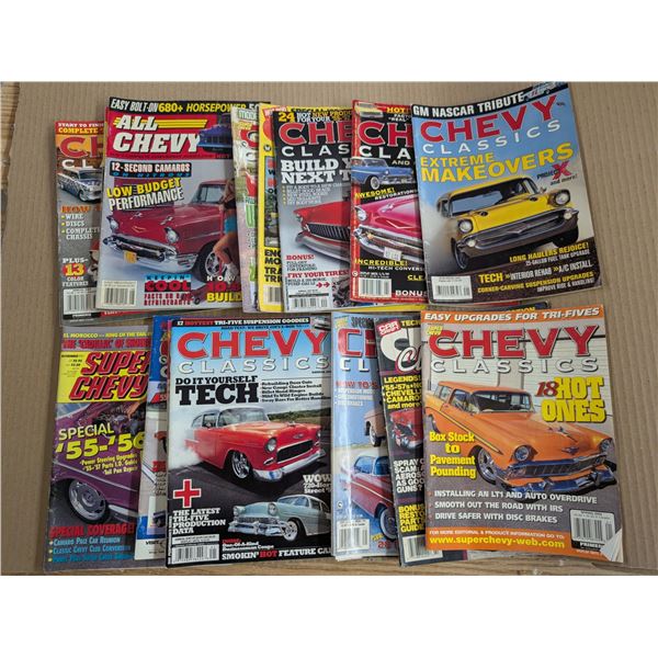 Lot of Various Vintage Chev Magazines