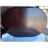 Image 1 : Dark cherry wood table top-* no base *- 51"W by 72"L- not in a box