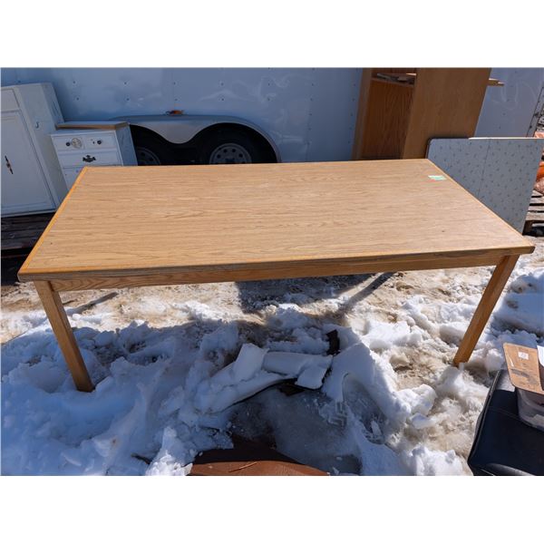 Wooden Table 72"x27"x36"