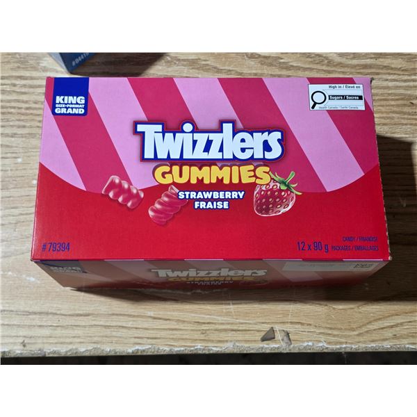 twizzler gummies- 12x90g