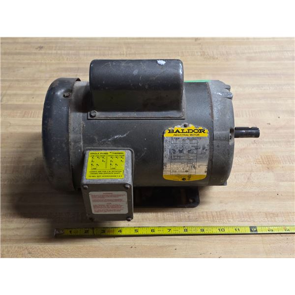 Baldor industrial motor- 1/3 HP- works- 120/240 volts